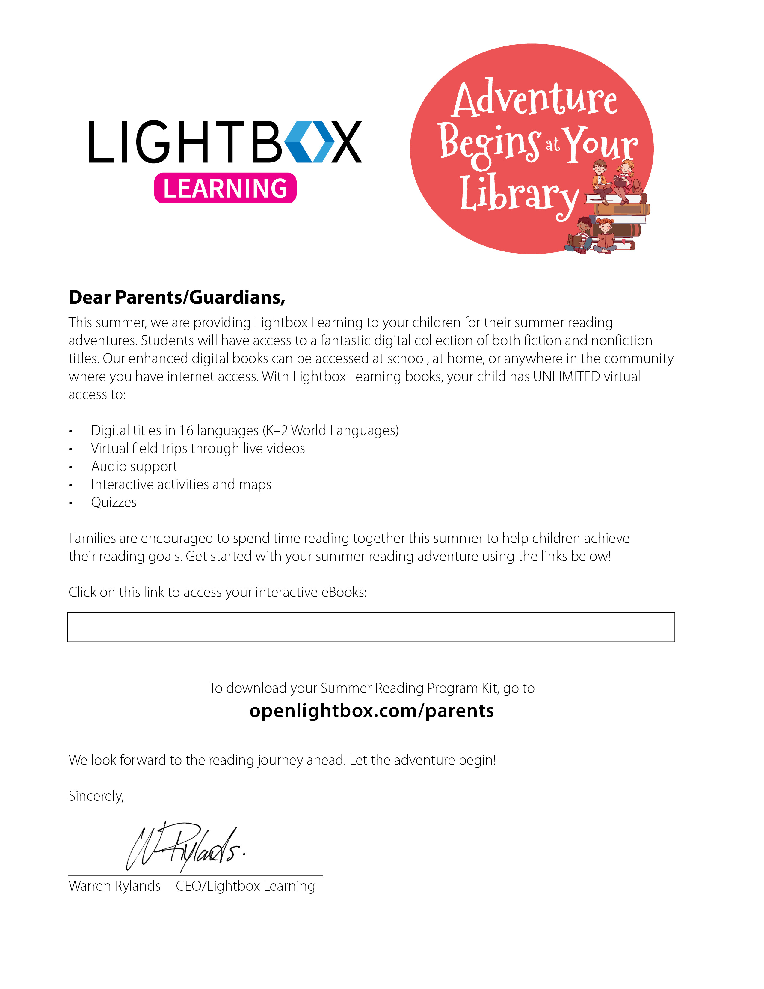 Lightbox Story Hour: A Tool to Provide Access to Literacy – Paths