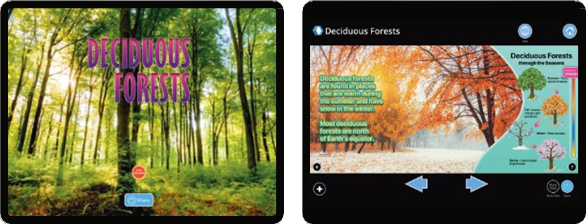 Deciduous Forests interactive eBook
