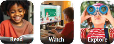 Spark home page with Read, Watch, and Explore